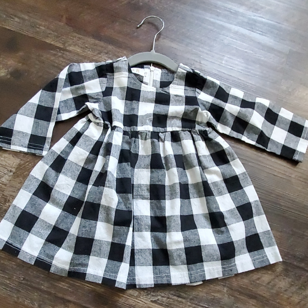 Toddler gingham dress new